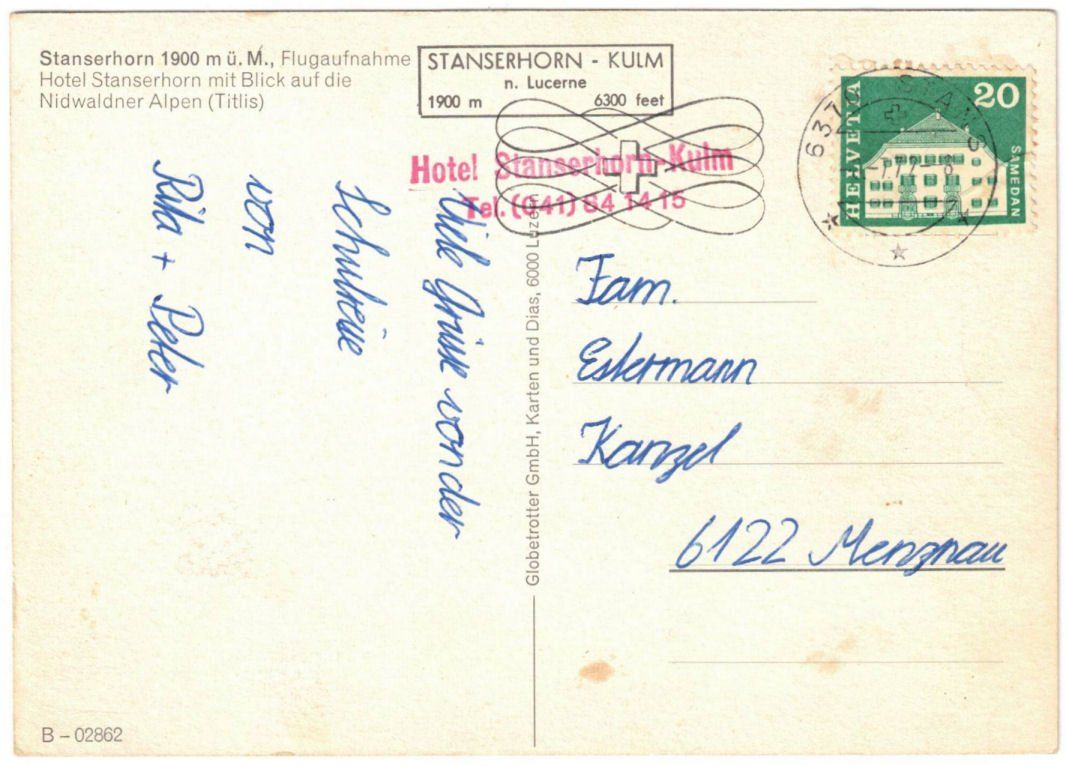 Cartoline postali: Stanserhorn - Standseilbahn – Usato da Binningen venduto da Mountainrider 1