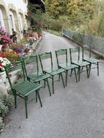 6 Holzstühle / Bistrostühle aus Holz Vintage