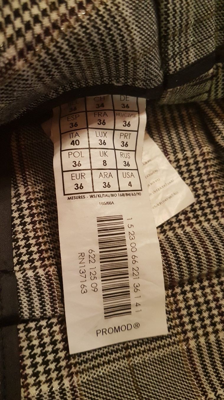 Promod Pantaloni: Pantalon taille 34 marque Promod – Usato da Villiers venduto da san_jn5w 3