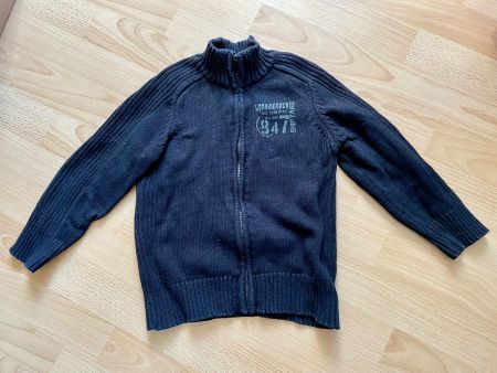 Strickjacke mit Reissverschluss, Gr. 104-110