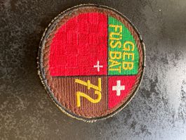 Stoffabzeichen FUS BAT 72 gestickt rund guter Zustand