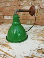 KE1367 Emaille Wandlampe Hoflampe Garage Stalllampe
