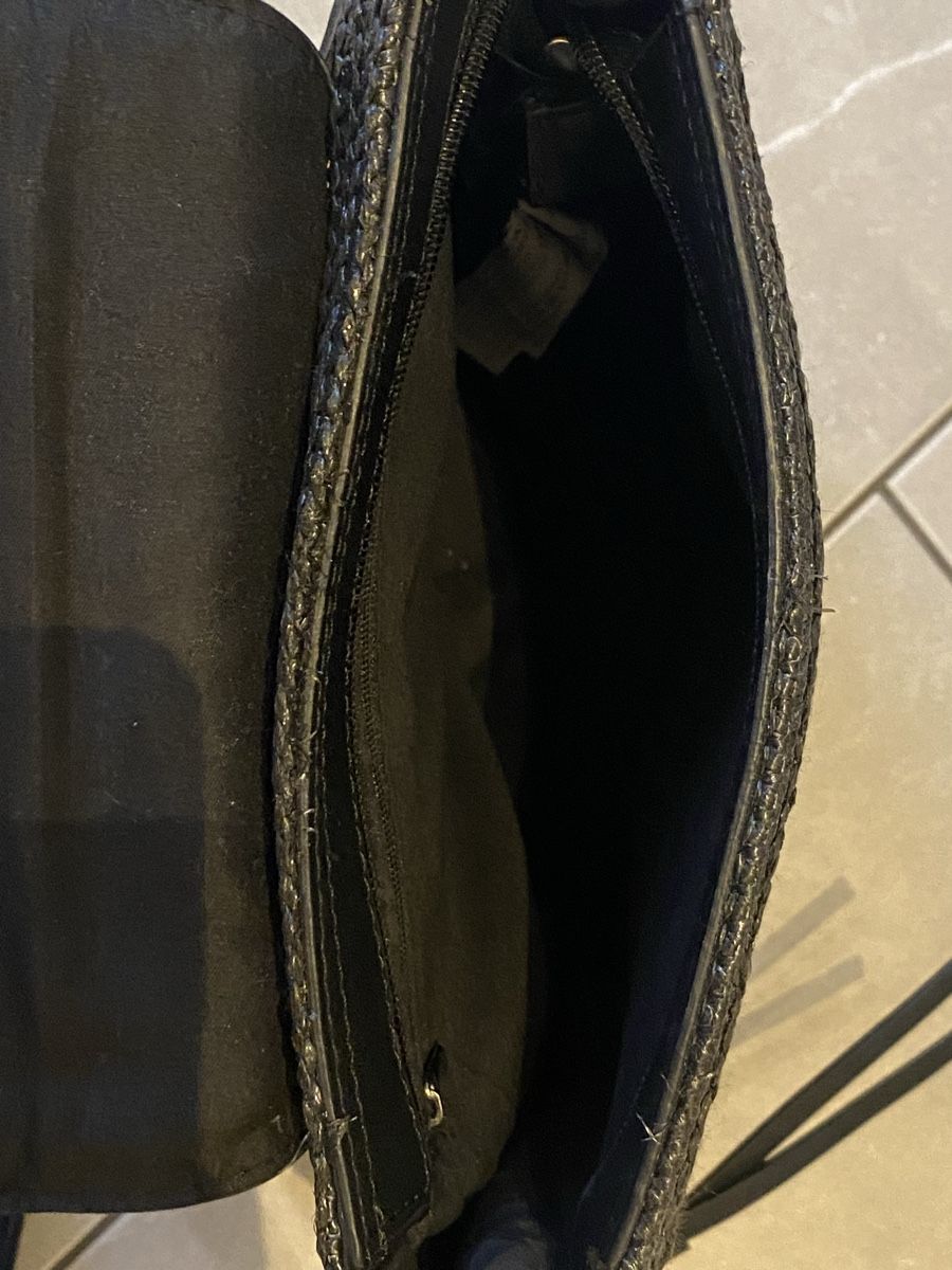 Stradivarius Zaini: Stradivarius Rucksack in Schwarz mit Bambusgriff – Nuovo (secondo la descrizione) da Hünenberg See venduto da lar_9zjk 4