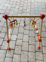 Arche de jeu en bois pour bébé, jouets suspendus inclus