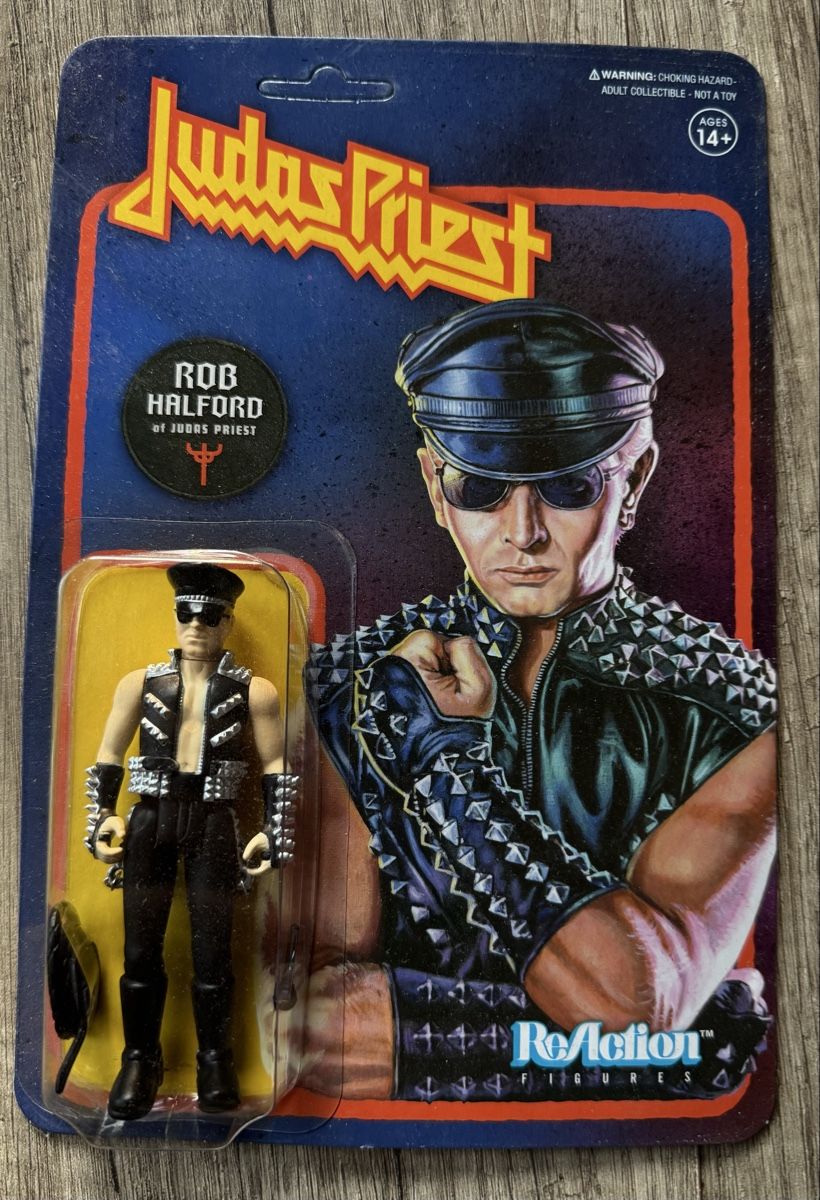 Statuette: Judas Priest Rob Halford Reaction figurine – Nuovo e nell'imballaggio originale da Châtillon JU venduto da swisshashashin