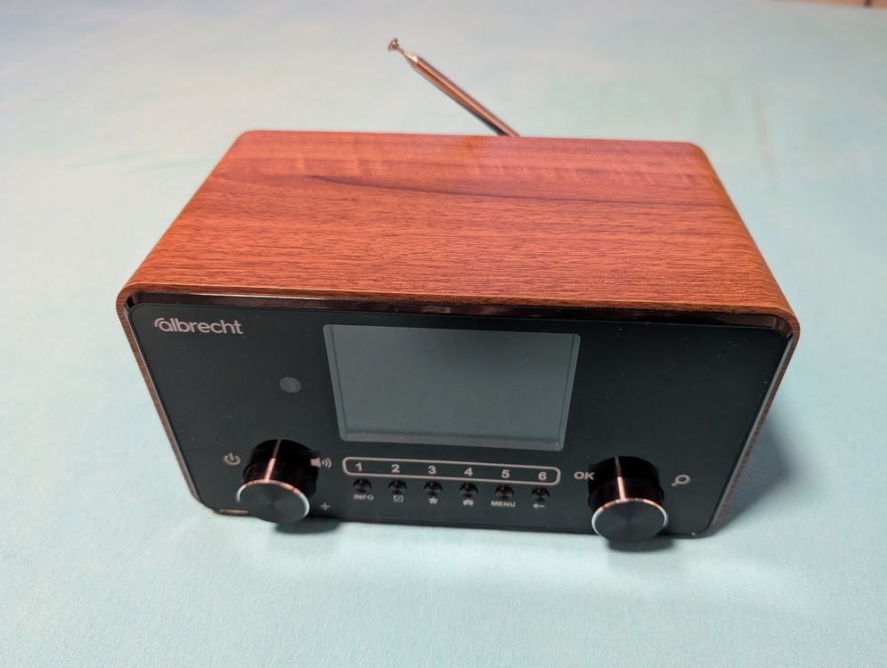 Radio Numérique DAB+ Albrecht DR860 Senior - Écran Couleur, Polices Grandes, Facile à Utiliser