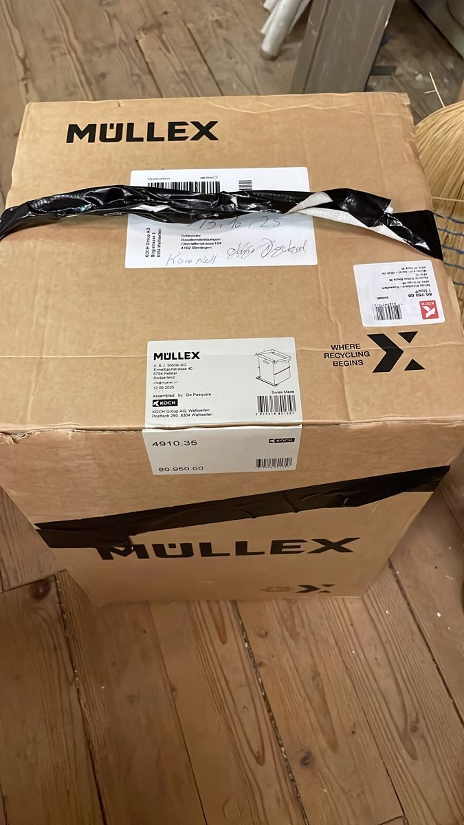 Müllex Abfalleimer: Müllex Kehrichteimer Abfallsystem / Abholung in Bottmingen – Neu (gemäss Beschreibung) aus Reinach BL von bowflow 2