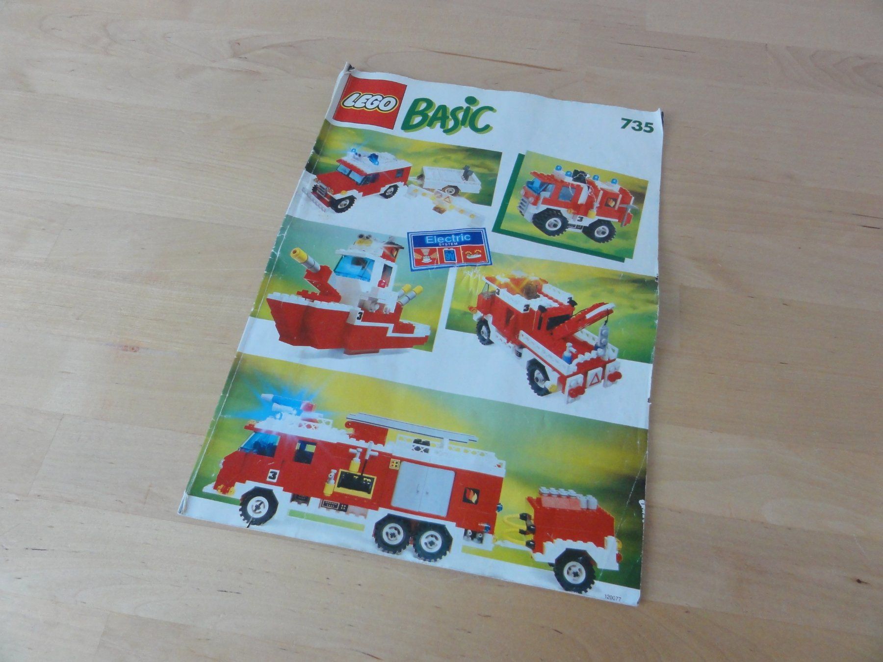 Lego Documenti: LEGO Basic 735 Bauanleitung (Jahr 1990) – Usato da Zürich venduto da piroma 6