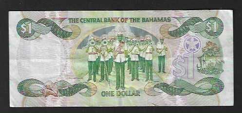 Banknoten: Bahamas  1  Dollar  Gebraucht – Gebraucht aus Gordola von coinsandnotes 1