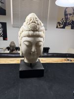 Buddha Kopf 19.Jh weiss