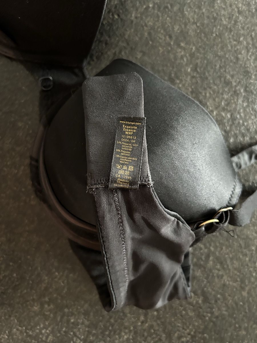 Triumph Sonstige Unterwäsche: Schwarzer BH, Excellence Essence, Grösse 85D, Top! – Gebraucht aus Leuzigen von nora999 1