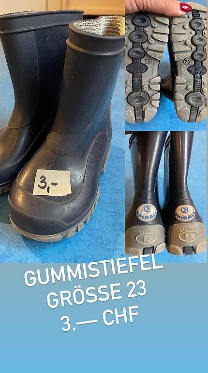 Scarpe per ragazzi: Gummistiefel für 3.- – Usato da Au venduto da JjMaryBiebs