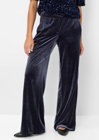 neue Brax Samthose Maine 36 blau wide leg petrol