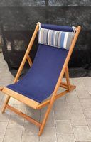 Strand Stuhl blau