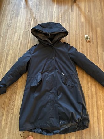 Neuwertiger woolrich parka für damen die bestrm die es gibt