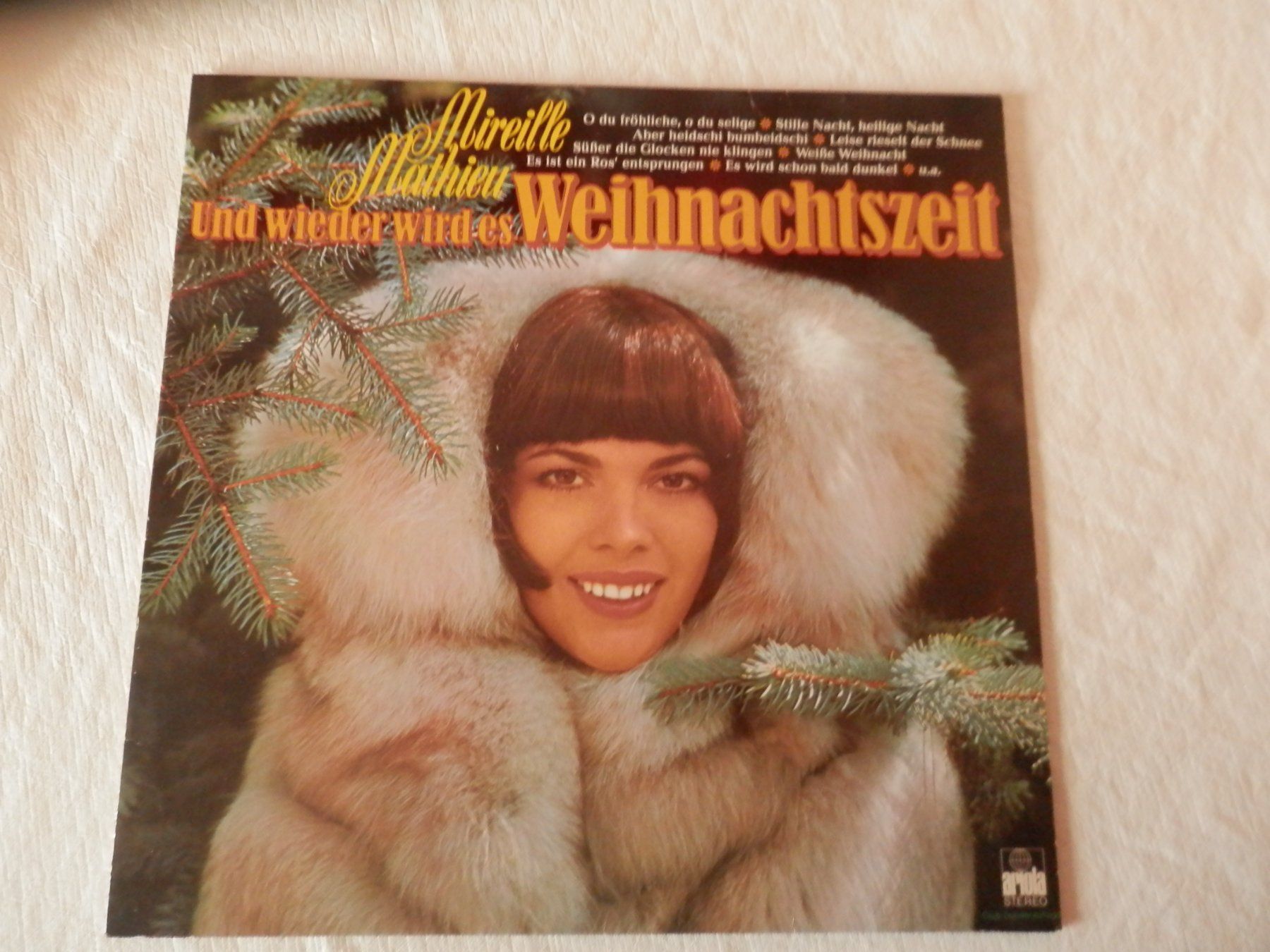 Schallplatten: Mireille Mathieu Weihnachtslieder LP – Gebraucht aus Weiach von weiach81