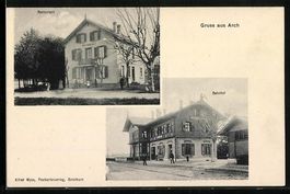 AK Arch, Bahnhof, Restaurant