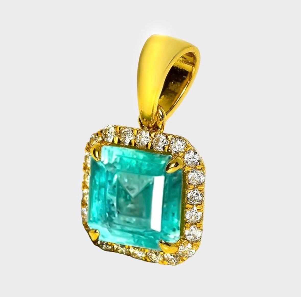 Ciondoli: Anhänger Gold Smaragd Diamant – Nuovo e nell'imballaggio originale da Bolken venduto da Romeo80 2