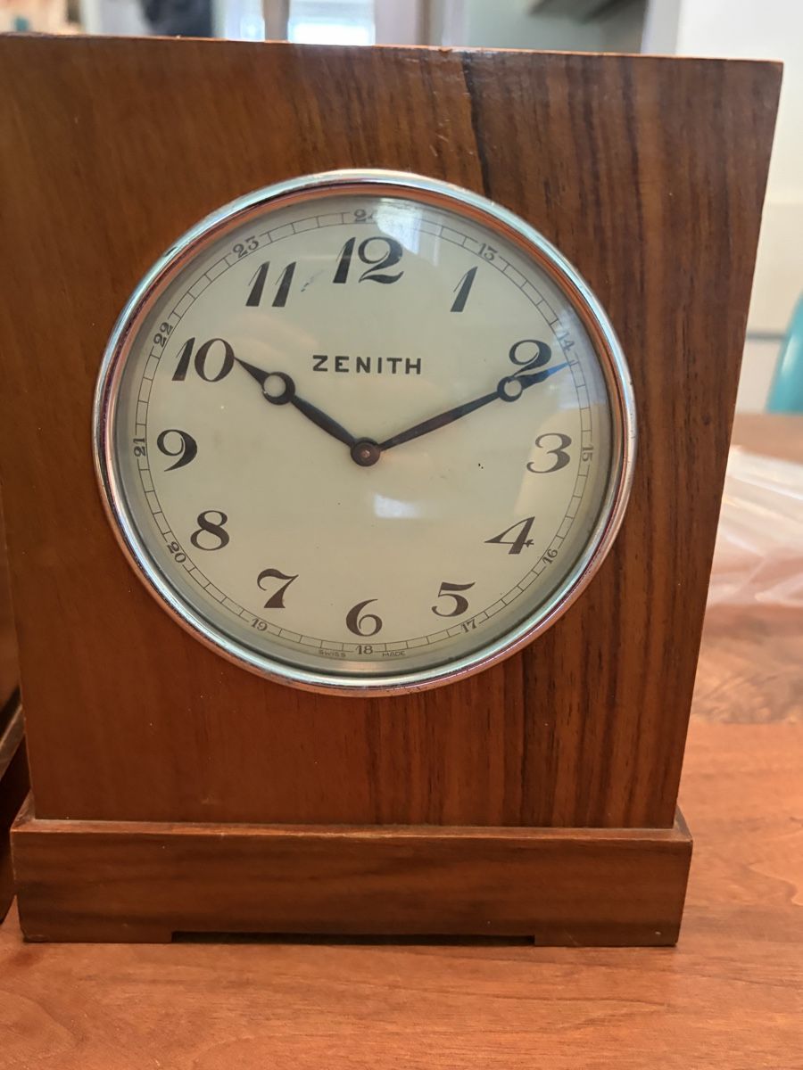 Zenith Orologi da terra & Orologi da parete: 2 Zenith Tischuhren / antik – Usato da Zürich venduto da Airflow22 3