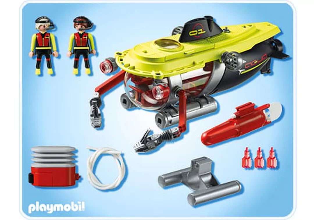 Playmobil Giocattoli: Tiefsee-Tauchboot mit Unterwassermotor – Usato da Adliswil venduto da bieri-i 6