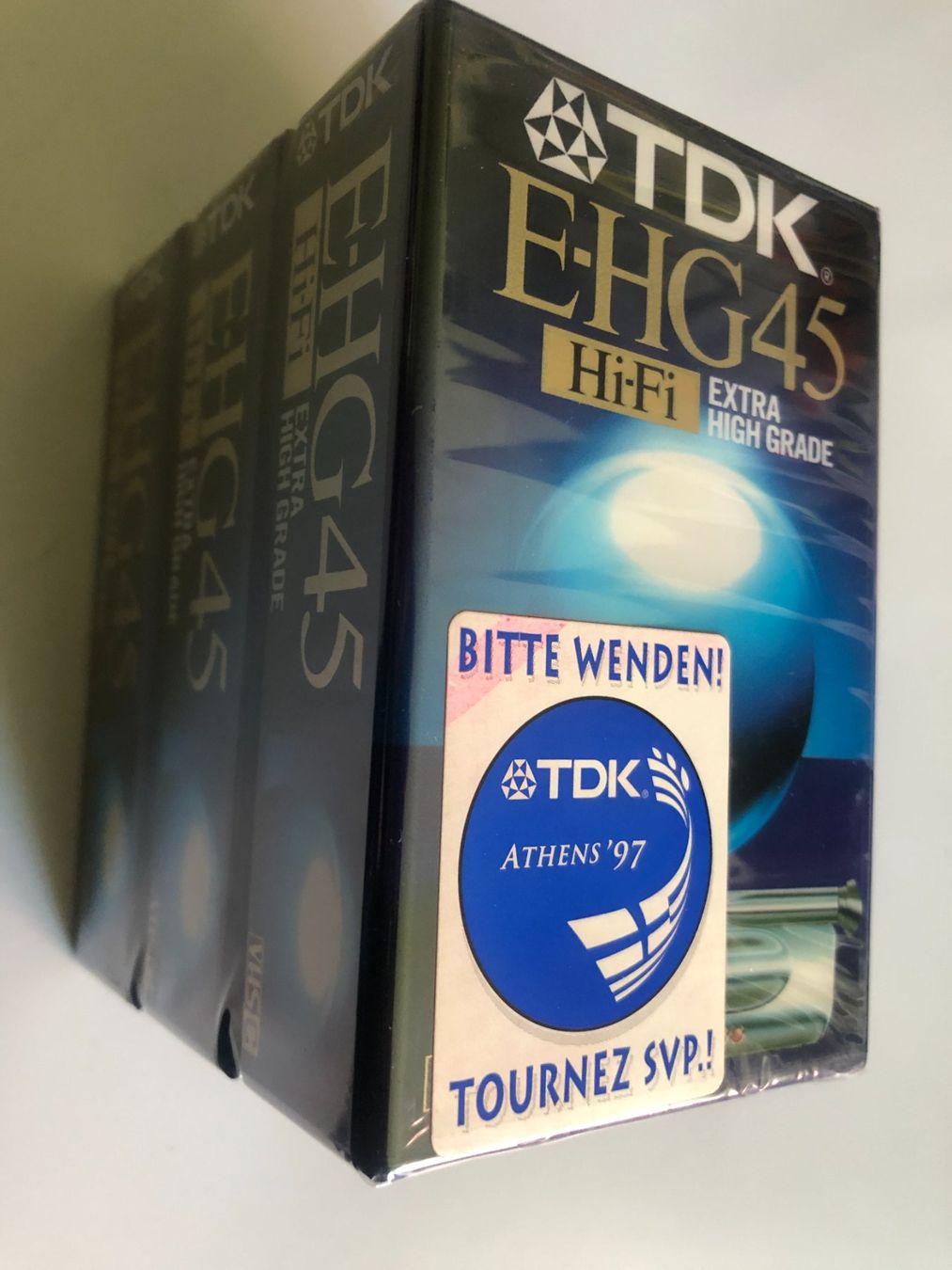 Cassette vuote: TDK VHS C Video Kassette  EHG45 orginalverpackt – Nuovo e nell'imballaggio originale da Zürich venduto da Tivoli2 1