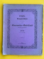 Neujahrsblatt Feuerwerker-Gesellschaft 1884.
