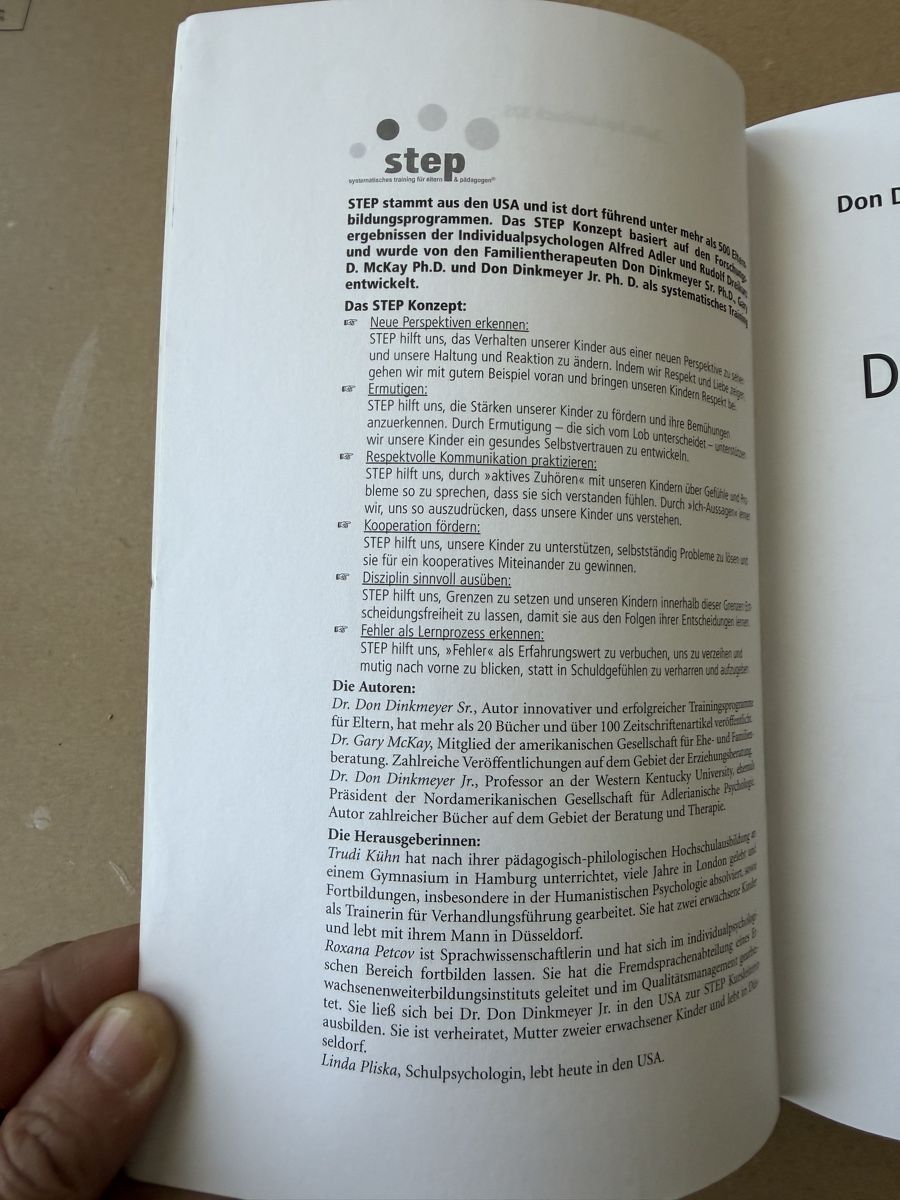 Libri: Step - Das Elternbuch - Kinder ab 6 Jahre – Usato da Aarau venduto da Tam6 2