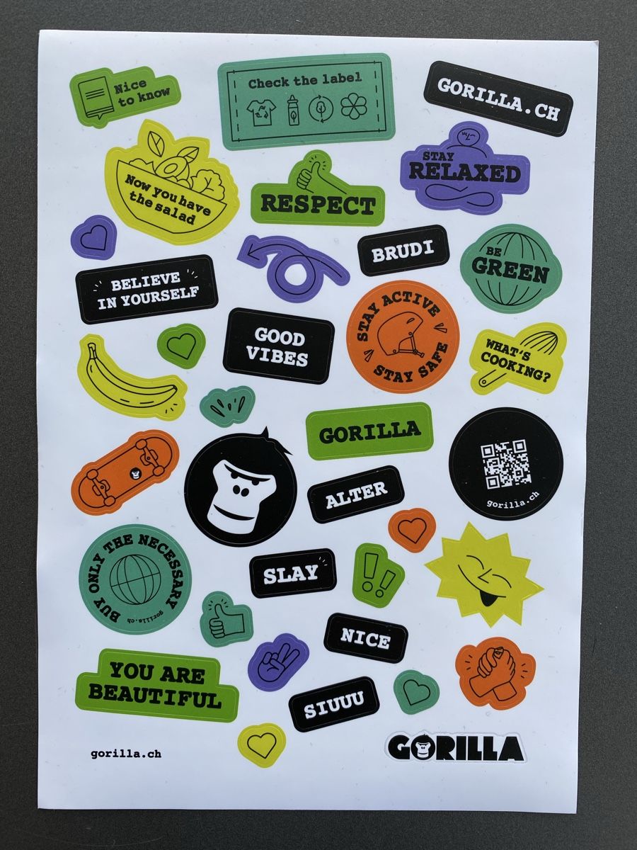 Sticker: Kleber / Stickers GORILLA - gorilla.ch – Nuovo e nell'imballaggio originale da Dietlikon venduto da Sa_Biene 1