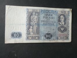 Polen 1936, 20 Zlotych
