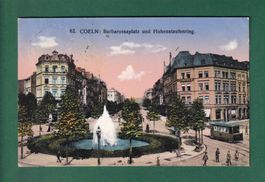 KÖLN - Barbarossaplatz - Tram - 1915