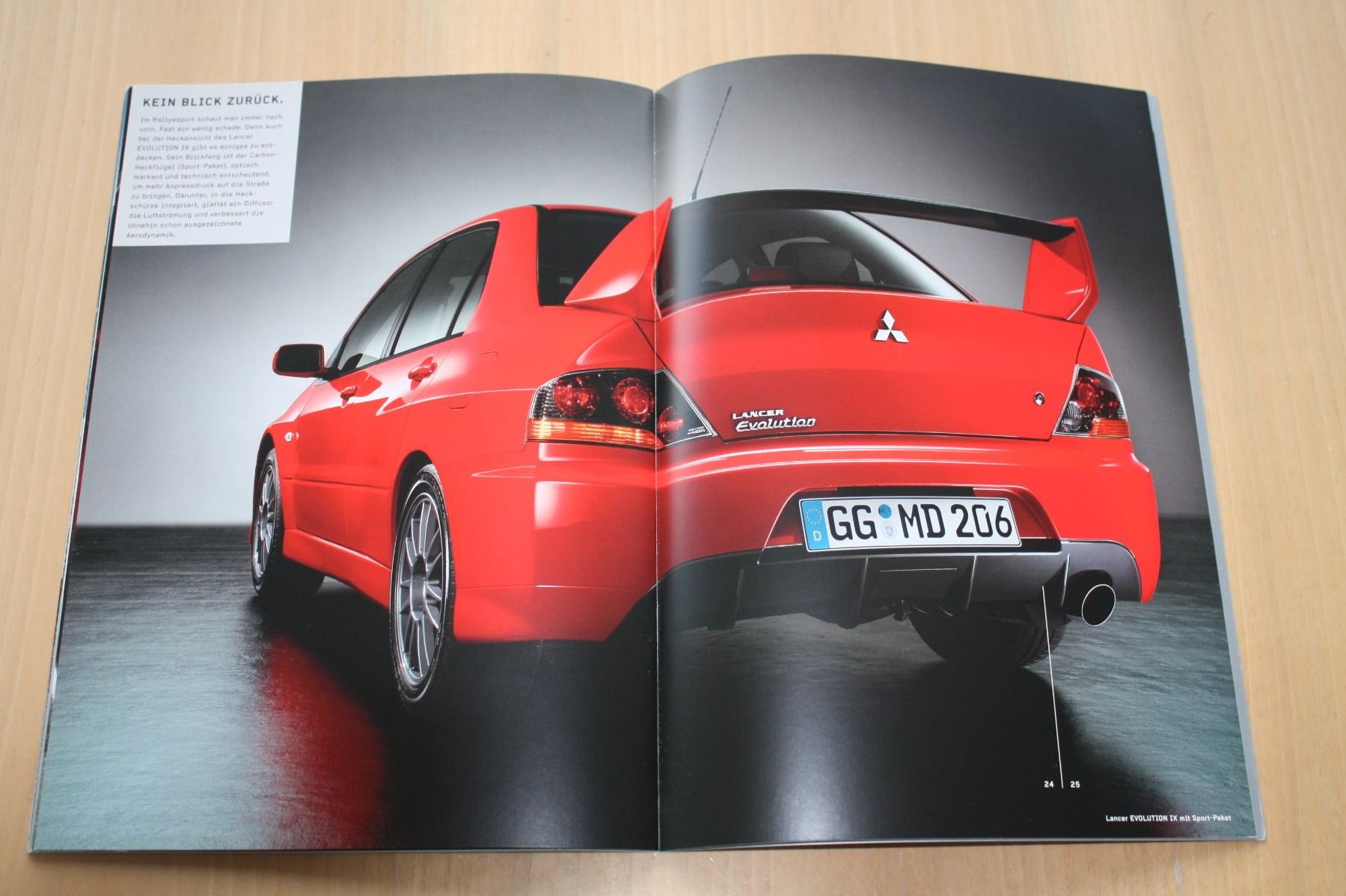 Mitsubishi Documents: Mitsubishi Lancer Evolution IX Prospekt 11/2005 – D'occasion à Wikon par erwin400 7