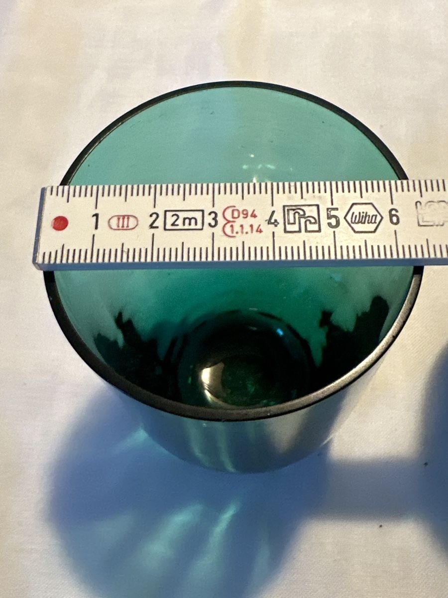 Verres: 2 schöne grüne Gläser, Vintage – D'occasion à Zürich par Chaeffeler 6