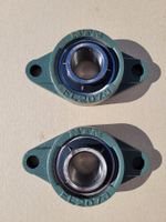 2x Lagergehäuse FL207J, ID 35mm, NEU