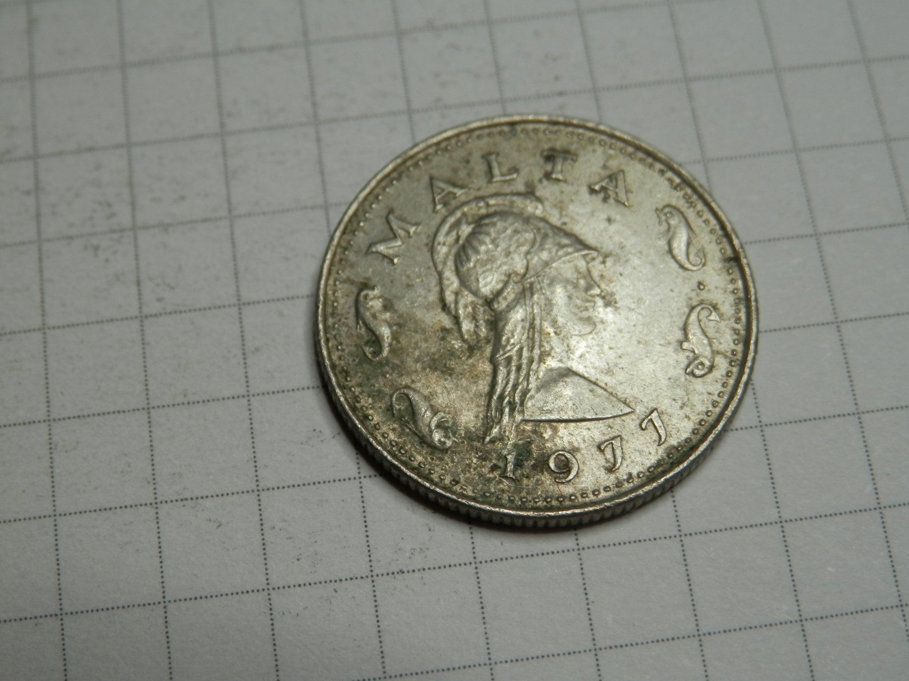 Tutti le monete: Malta 2 Cent, 1977 – Usato da Weiach venduto da weiach81