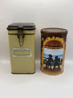 1 Boîtes à Café Vintage Hermet Suisse & boîte Ricore vintage