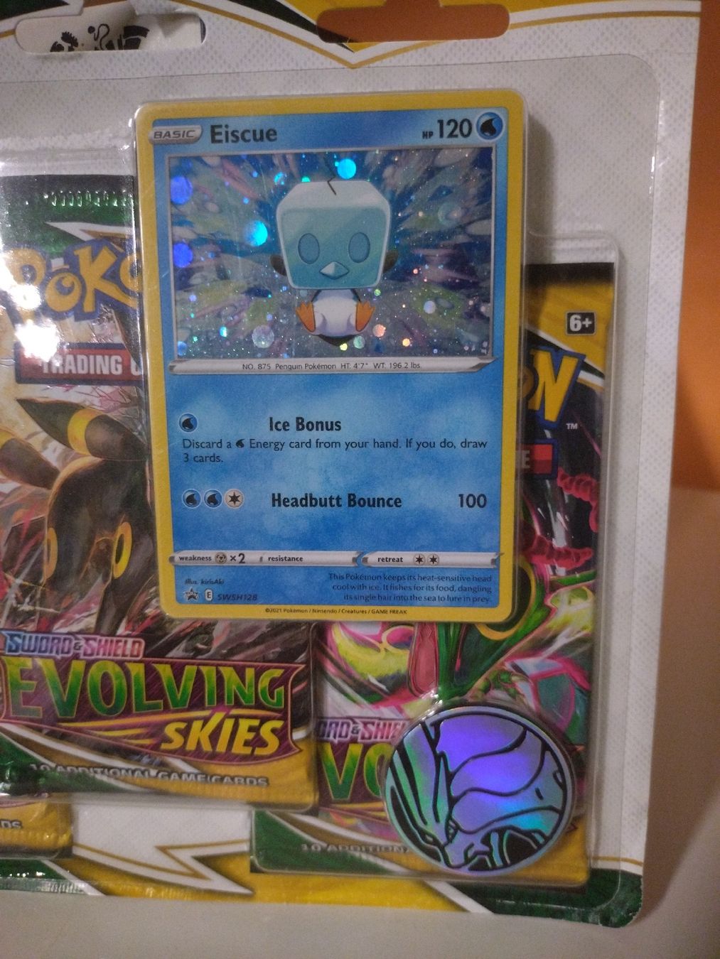 Pokémon Cartes à collectionner: Pokemon Evolving Skies 3pack, Eiscue NEW NEUF NEU – Neuf avec emballage d'origine à Farvagny-le-Grand par LaCaverne 1