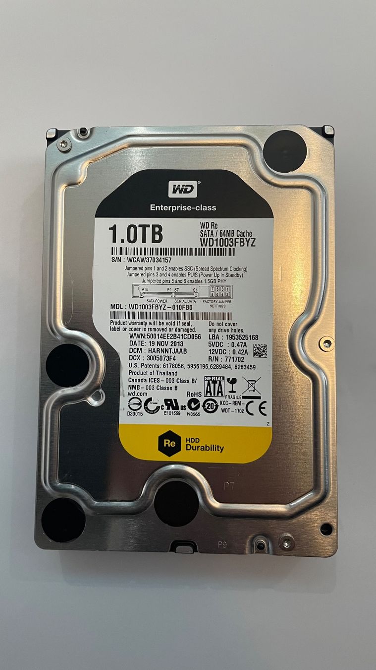 Western Digital Dischi rigidi: Disque dur 3.5" Western Digital 1TB – Usato da St-Cergue venduto da ybeuret