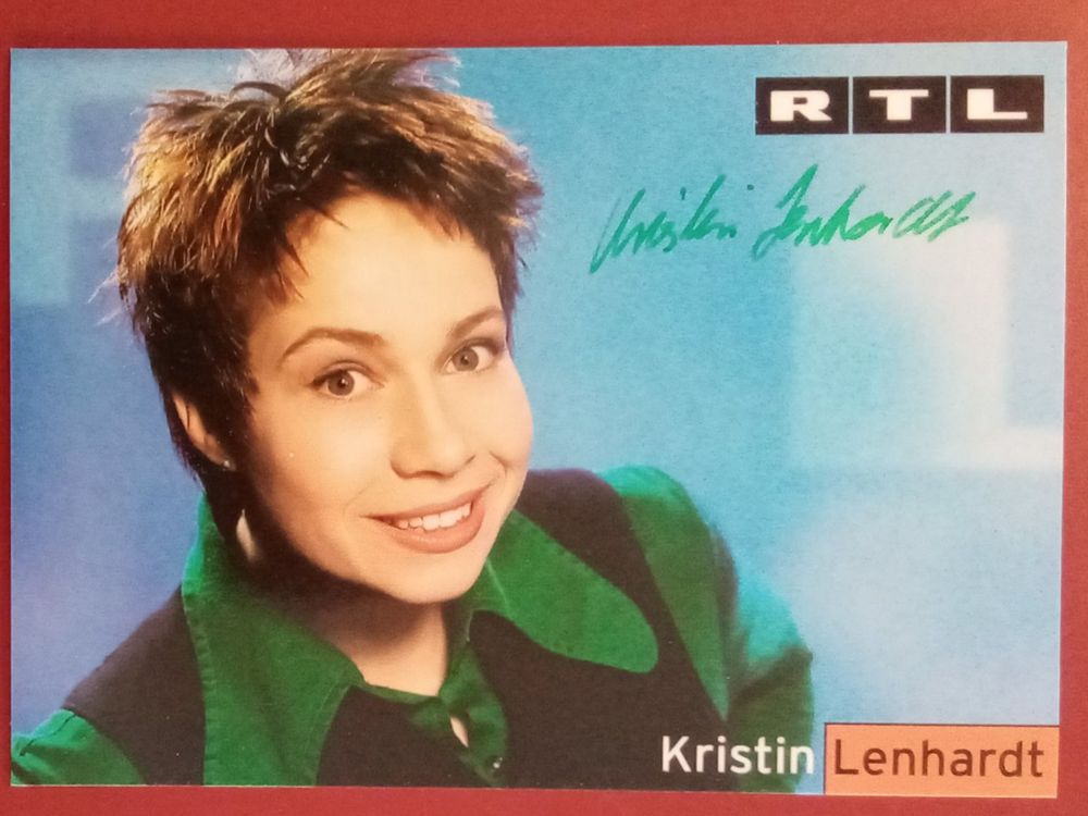 Kristin Lenhardt Autogramm signiert Fotopostkarte 10x15cm | Kaufen auf ...