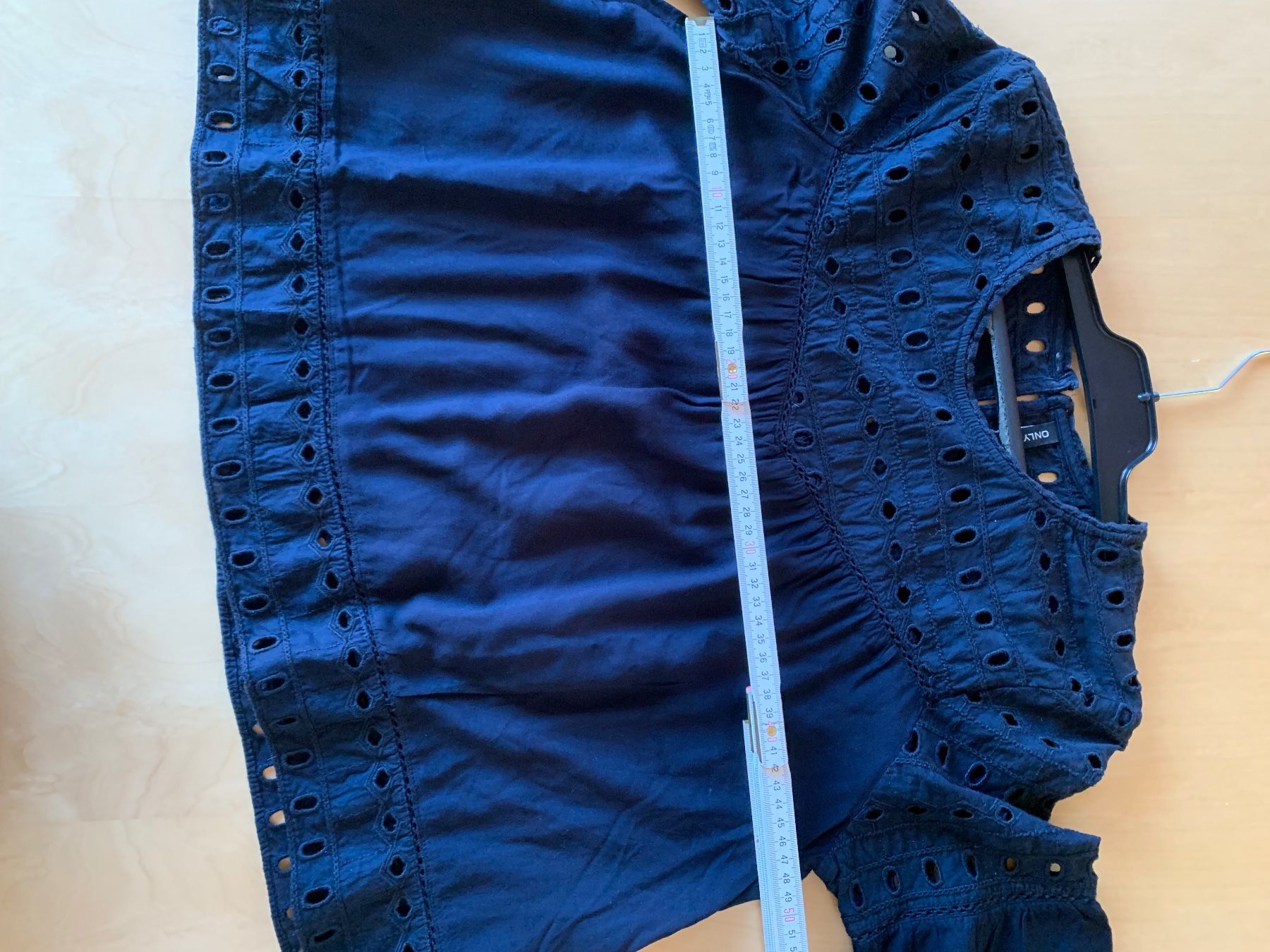 Camicette: Only Bluse, Gr. 38, dunkelblau, Viskose – Usato da Galgenen venduto da Waldliesel 5