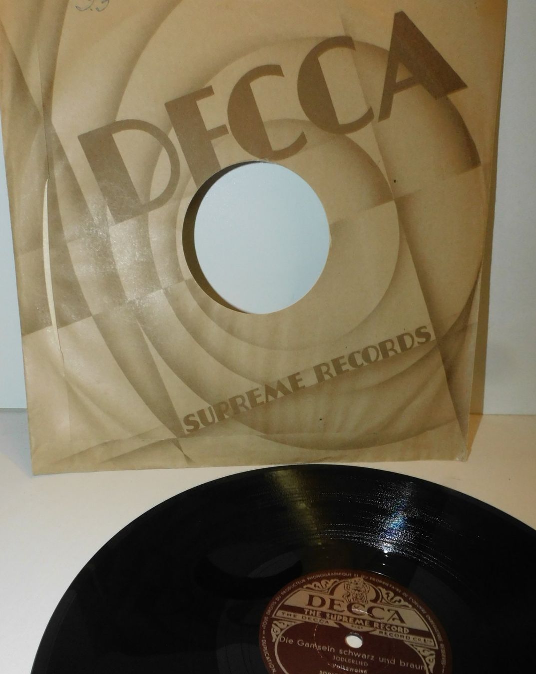 Dischi in vinile: Grammo LP Schellackplatte Jodlertrio Eberl - ein Büchsel – Usato da Sursee venduto da 76 1