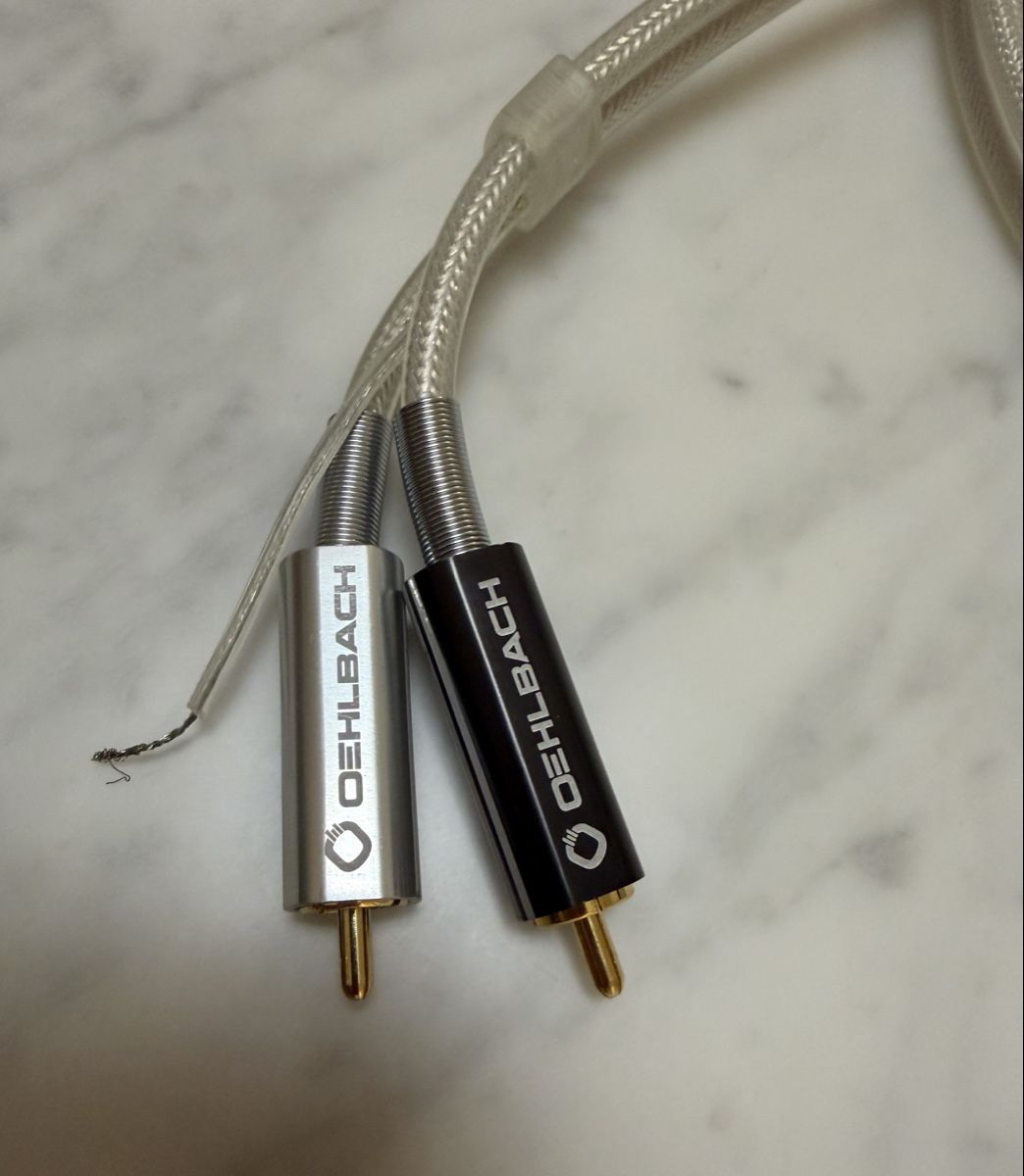 Oehlbach Cavi: Oehlbach Silver Express Plus Phono-Kabel, 2,0 m, mit Erdung, – Usato da Erlenbach ZH venduto da Max_Od 1