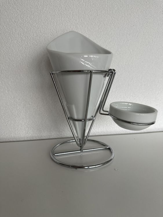 LIFKOME 2x Mini Metall Eimer - Snack Behälter Für Pommes, Eis & Party Food