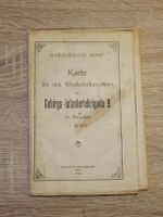 Karte "WK der Geb-Infanteriebrigade 9"  1913 - Wallis Goms