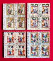 PRO PATRIA SATZ 219 - 222 VIERERBLOCK 1988 ET NEU