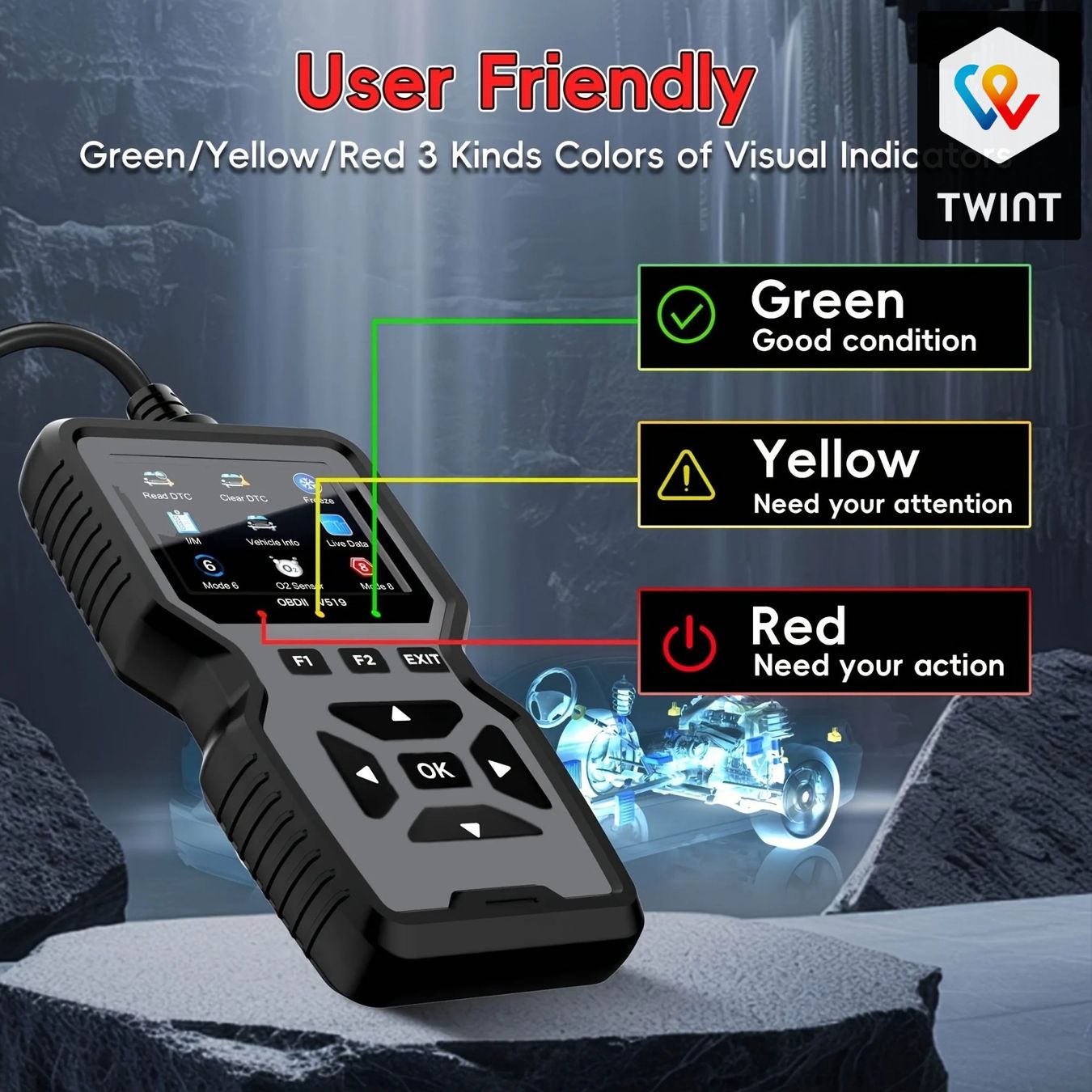 Tutti gli attrezzi: Scanner Auto OBD2/EOBD V519 - Diagnostic Rapide et Précis – Nuovo e nell'imballaggio originale da Saignelégier venduto da novamarket 5