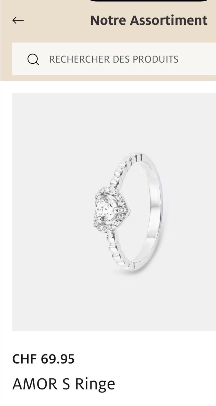 Anelli: Amor Ring sterling silver 925 Herz Silberring 56 – Nuovo (secondo la descrizione) da Frauenfeld venduto da Vanityroom 1