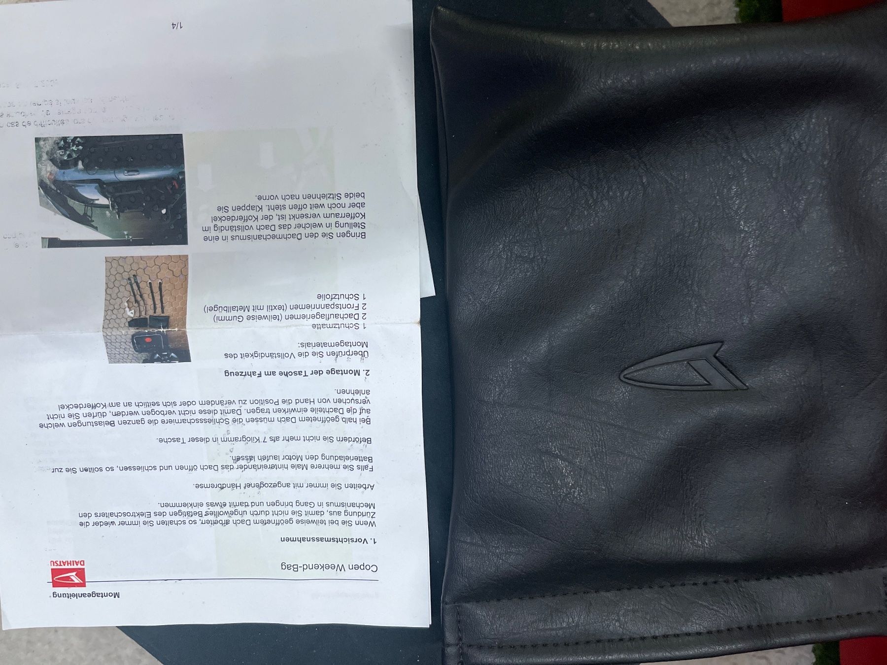 Taschen: Daihatsu Copen Weekend-Bag – Gebraucht aus Obergerlafingen von fredd_y 1