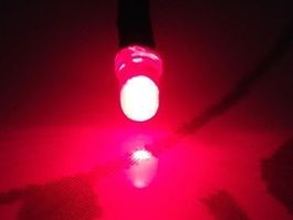 LED 3mm rot verkabelt 2/12V 1 Stück