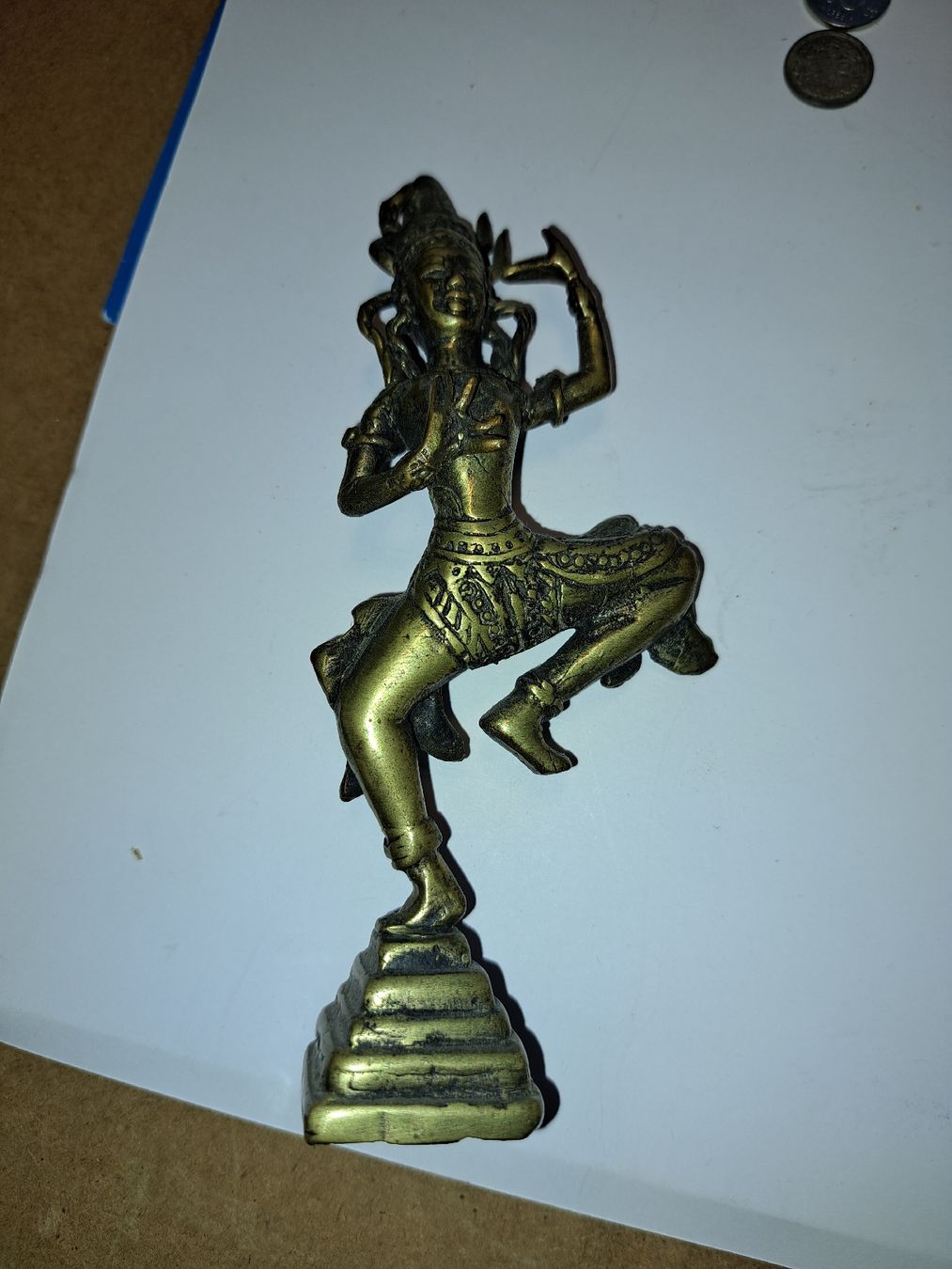 Figurines: Dekorative Messing Figur einer  Göttin. – D'occasion à Kölliken par Upcycling-by-Mc-TAM 4