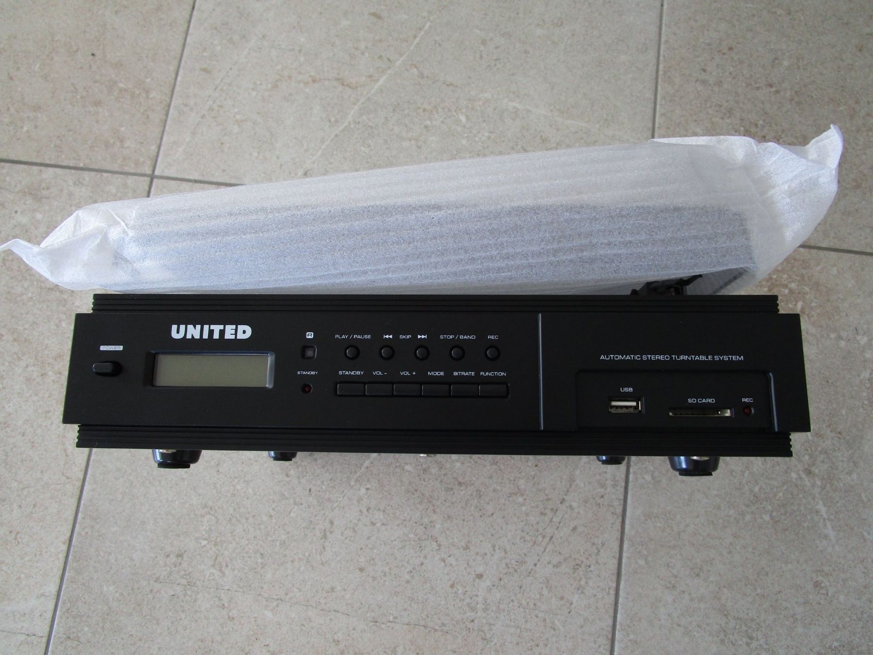 Giradischi: UNITED Plattenspieler – Nuovo e nell'imballaggio originale da Grenchen venduto da Uhus15 2